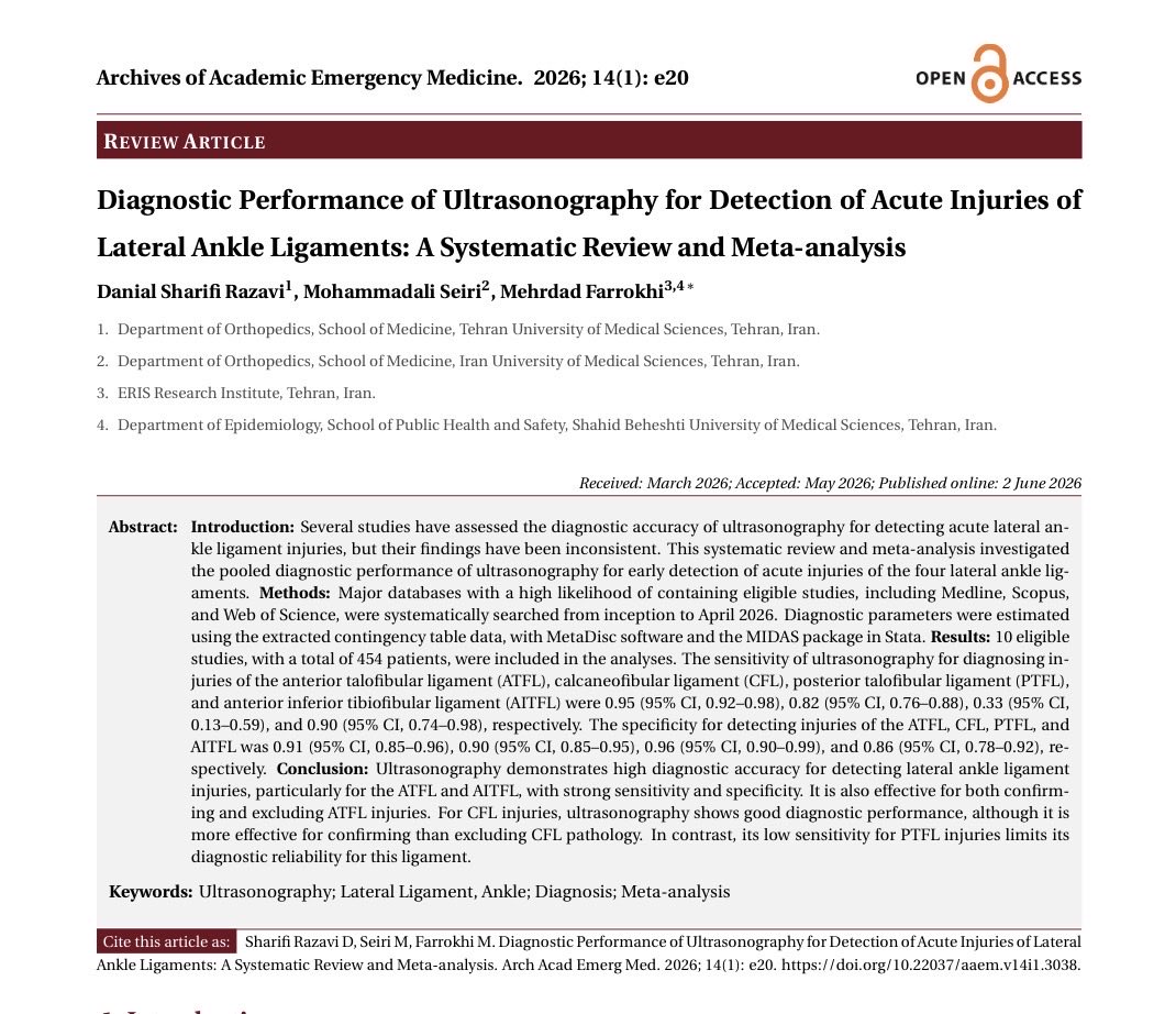 aaemjournal's tweet photo. Full text link:
https://t.co/omhGna86wm
#emergencymedicine
#evidencebasedmedicine
#medicaljournal
#EmergencyDepartment
#AAEMjournal https://t.co/VajMvmFNT3