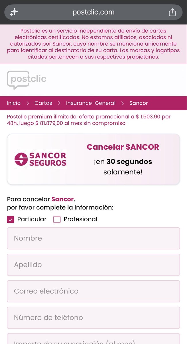 shulio4's tweet photo. Les dejo el link para darse de baja de Sancor Seguros https://t.co/dF85JfTvYy https://t.co/PKcbuB7XW3