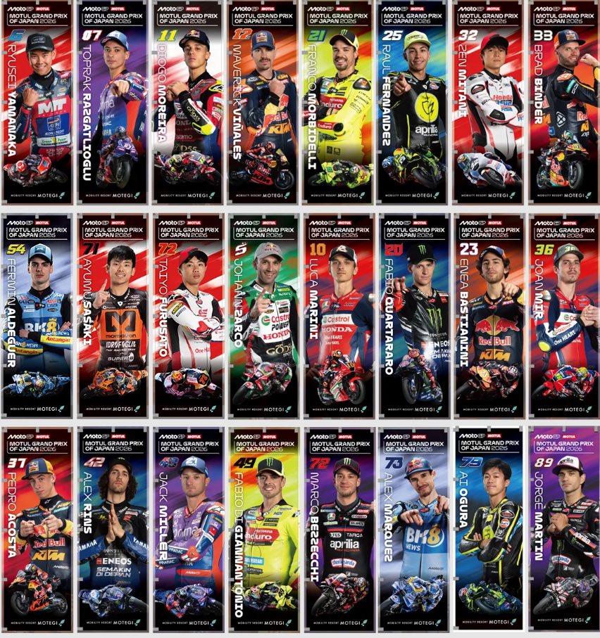 motegi_official's tweet photo. MotoGP™︎日本グランプリ
ライダー応援のぼり抽選販売のお知らせ📢

期間中場内に掲出された、MotoGP™︎ライダーがデザインされた応援のぼりをチャリティ販売いたします！

諸経費を除いた全額を日本赤十字社に寄付いたします。

📍お申し込みはこちら
https://t.co/DYB5AtOT0m
#MotoGP
#JapaneseGP https://t.co/SmXoWXJWjU