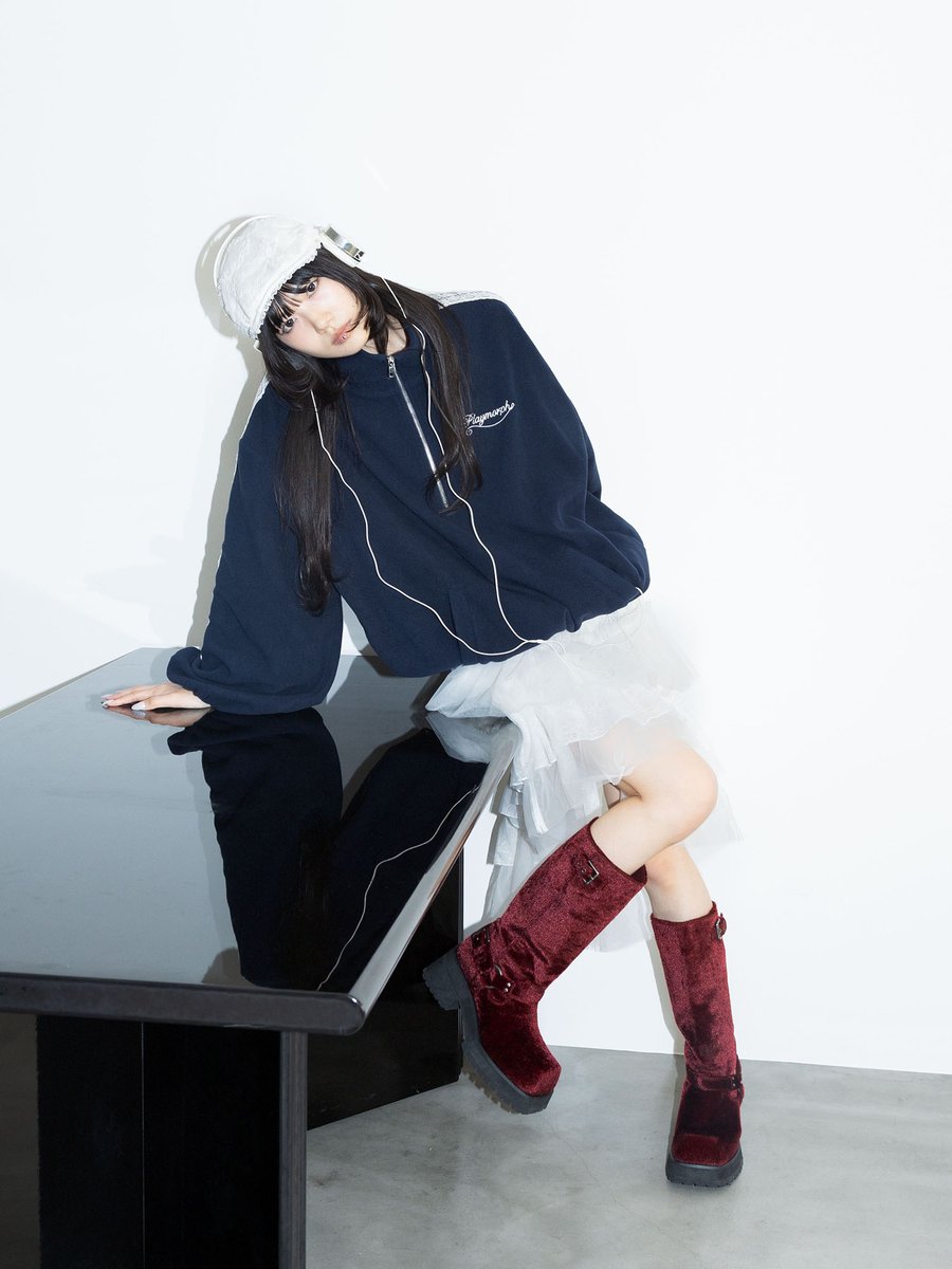 jouetie_com's tweet photo. ハーフZIPルーズフリースプルオーバー🎀

完売していたネイビーが再予約スタートです♥

⇒https://t.co/QhdXbd1Kc6 https://t.co/XS2e822Psk