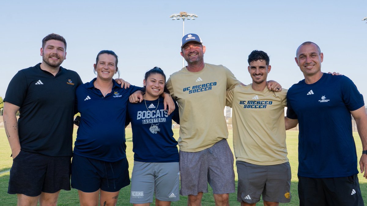 UCMercedBobcats's tweet photo. Happy National Coaches Day to all of our coaches. Your dedication to leading and inspiring our student-athletes every day deserves to be celebrated! Go Bobcats 💙💛 https://t.co/2Q3IHm7fKl
