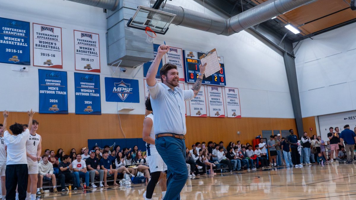 UCMercedBobcats's tweet photo. Happy National Coaches Day to all of our coaches. Your dedication to leading and inspiring our student-athletes every day deserves to be celebrated! Go Bobcats 💙💛 https://t.co/2Q3IHm7fKl
