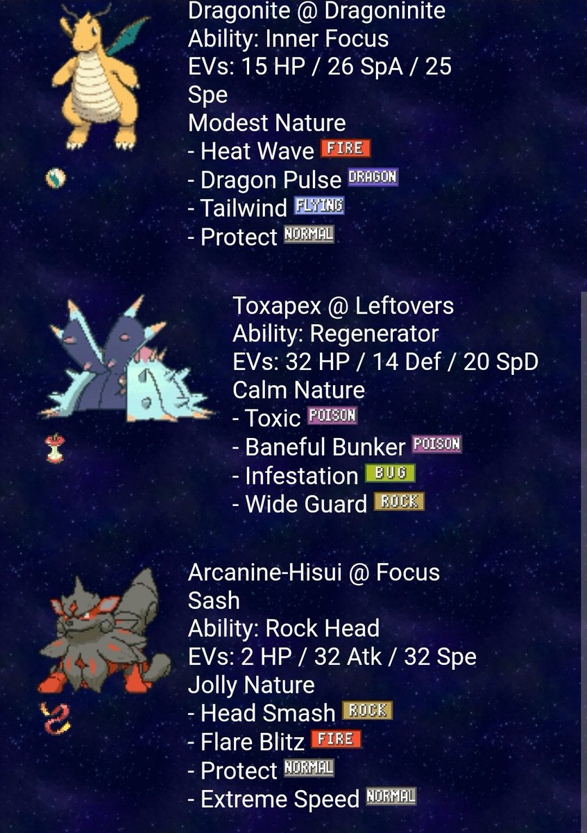 FullMoonXenon's tweet photo. This is the team ive officially settled on and i feel good about it https://t.co/Z7H8uyowPS