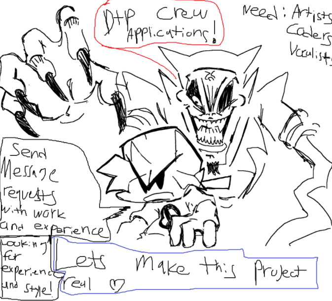 FNFDTPOFFICIAL's tweet photo. Hello, with the continued development of Downtown Philly, I’ve noticed our team has gotten smaller with some original members moving on.
So, I’m opening  applications!
Looking for:
 Artists
 Coders
 Vocalists
Must have good experience, and style. 
Request a message on X to apply https://t.co/8TLsthvrmY