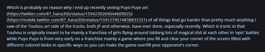 nano_PON__'s tweet photo. @nenetiansnares LMAOOO 
THE MINI RAMBLE ABOUT PUYO AND TOUHOU ART NEVER FAILS TO KILL ME 😭😭😭 https://t.co/GVT44aS1uf