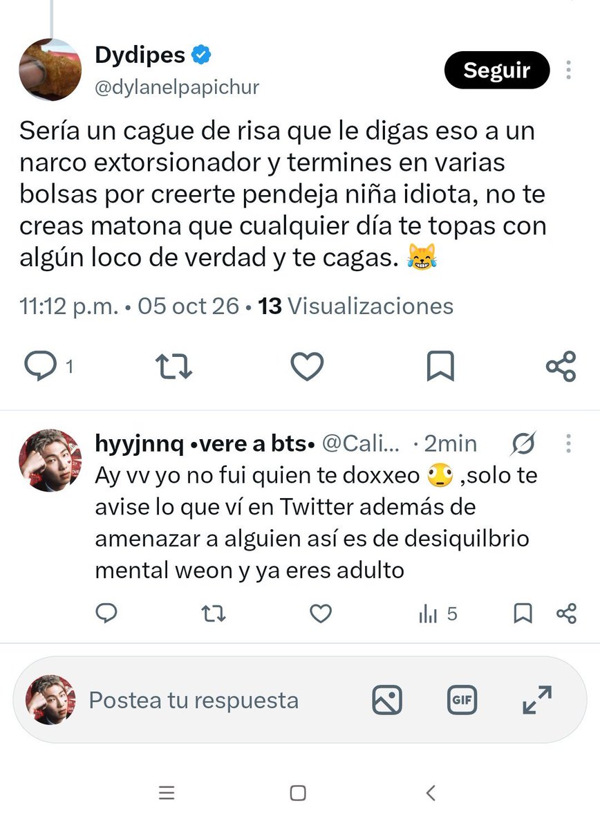 Danzel_Scarleth's tweet photo. @_sdl93 Si le pasa algo a Army Perú, hacemos responsables a estas personas. https://t.co/skrJuve8l8
