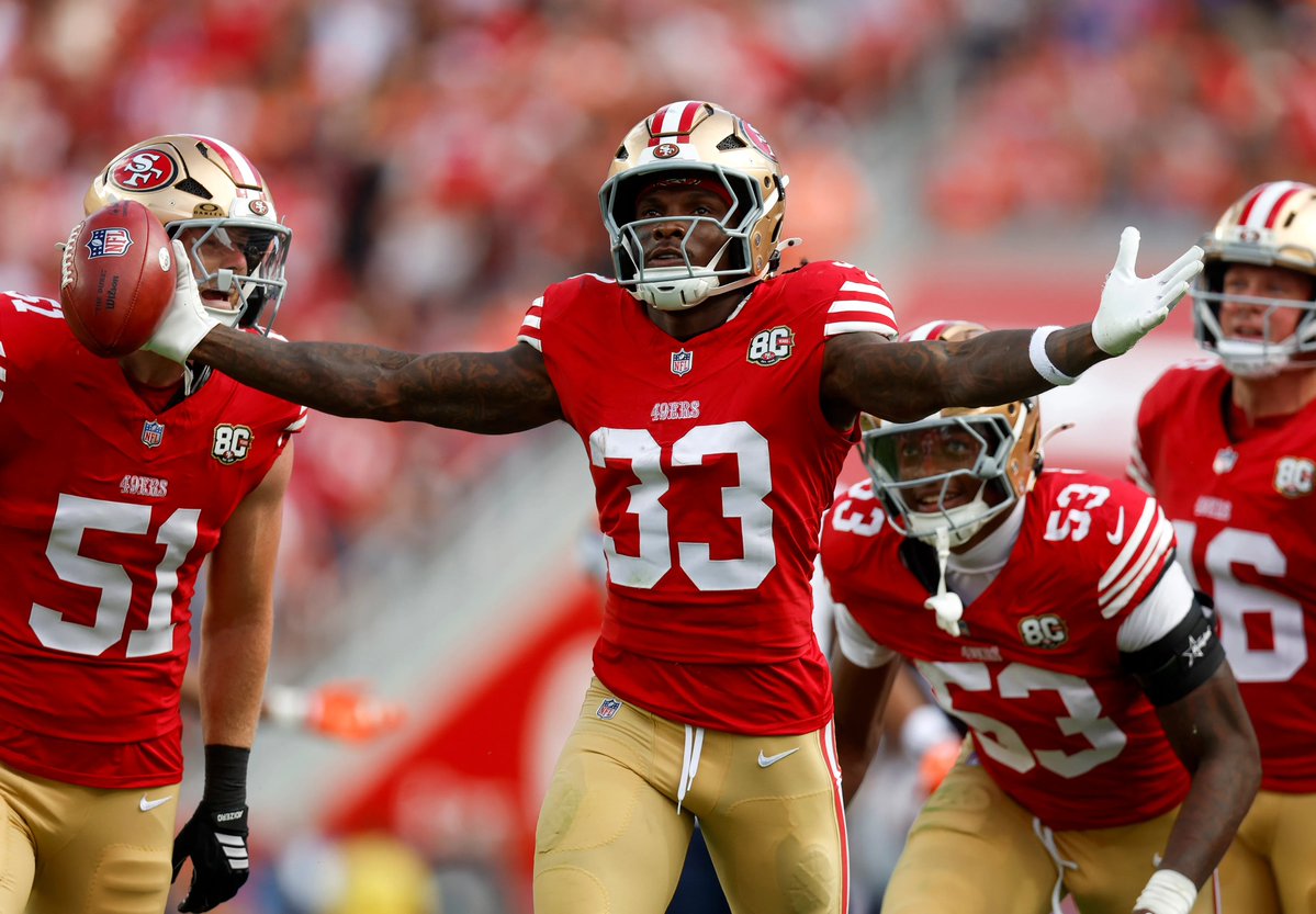 NFL_Stats's tweet photo. The #49ers are 4-0 for the 5th time in franchise history.

How each previous season ended:

2023 - Super Bowl appearance
2019 - Super Bowl appearance
1990 - NFC Championship appearance
1984 - Won Super Bowl XIX https://t.co/MknoQmhUyW