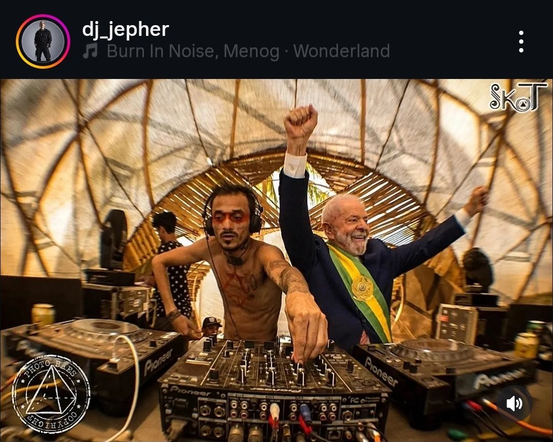 salvesov's tweet photo. • CHAMA NO SEGUNDO TURNO! 🔥

- DJ Jepher astro da radiozora, compartilhou em suas redes sua indignação com a falta de posicionamento de alguns 'influences' que sugam da cultura psytrance os números de seguidores. A maioria confirmada no 'after' do prefeito sena ksks. 👍🏾🇧🇷 https://t.co/CdbWVDafnl