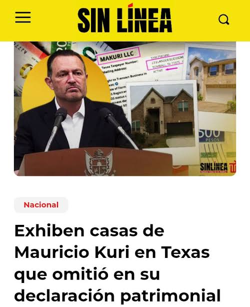 Hinojo_se's tweet photo. De casualidad Mauricio Kuri gobernador 
de Querétaro tiene la doble nacionalida ?
ES Mexico/Estadounidense ?
Con razón ya tiene propiedades en Texas, 
además es vecino de Diego Sinhue ex de 
Guanajuato y tambien PANista.
Otro que correrá a USA para que lo 
protejan !...👊💪 https://t.co/vCIAdBY4FF