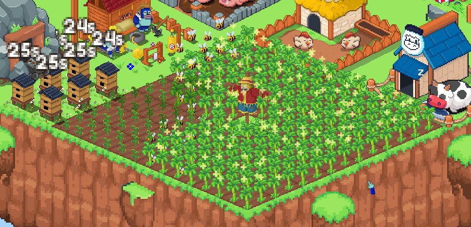 apexnftcore's tweet photo. Bee Swarm?
Say less, @RRFVillage has you covered!

#Playtester #RonkeRiceFarmerVillage https://t.co/1CVE99NT96