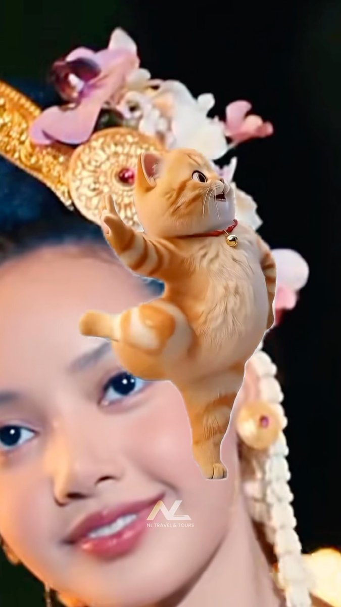 Jakcsoehn's tweet photo. Oyen tengah belajar jadi main character macam Lisa. Hari ni menari, lusa jadi global icon. Confidence dulu, skill kemudian. https://t.co/OnFlWdWw3n