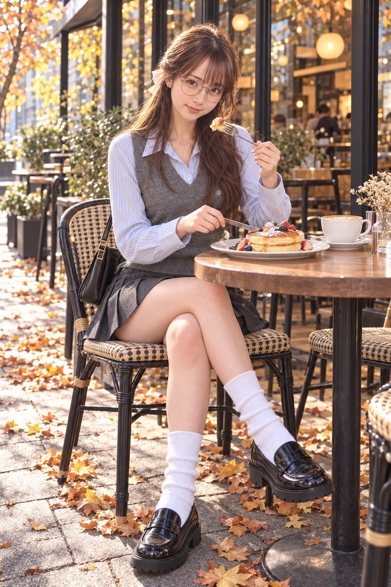 yui0417_'s tweet photo. 着替えました🥰
やっぱシャツとニットの組み合わせはかわいい💕 https://t.co/j2Ana3Qh3X