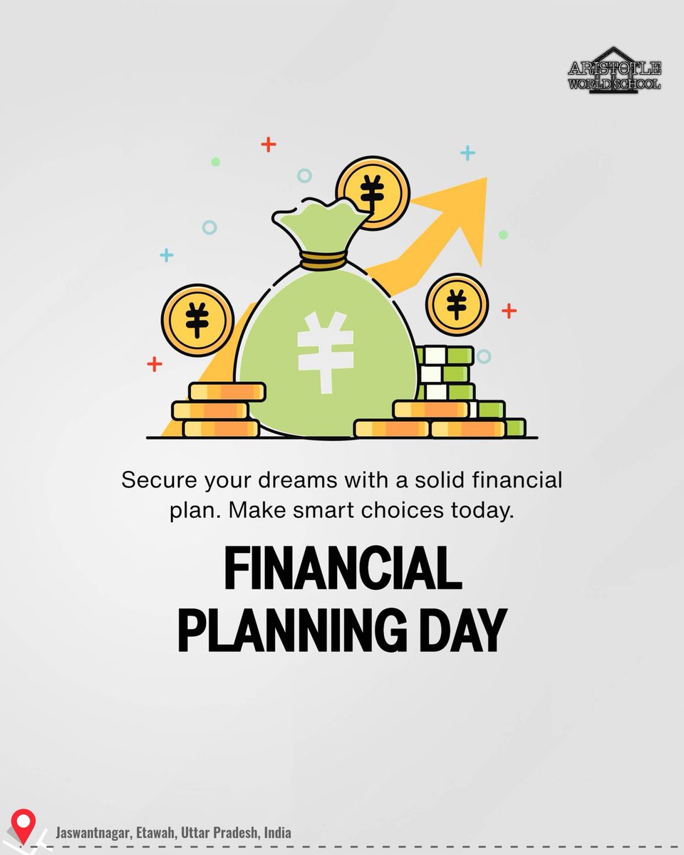 AwsEtawah's tweet photo. 💰 Financial Planning Day

Smart financial planning today builds a more secure tomorrow. Let’s learn to save wisely, spend thoughtfully and make informed financial choices for a brighter future. 📊✨

#FinancialPlanningDay #FinancialLiteracy #SmartMoney #FutureReady https://t.co/UAOj9ZWeMJ