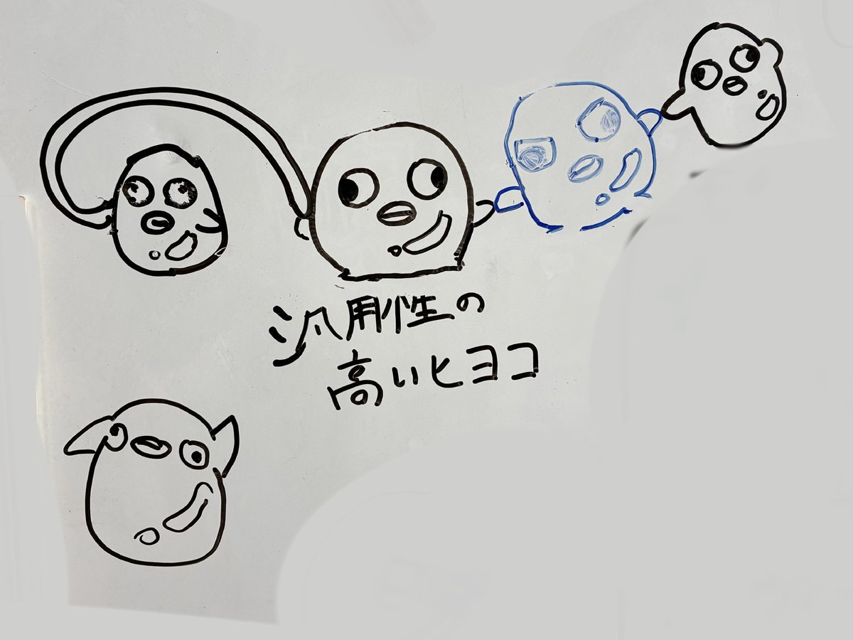 rEI_nei_'s tweet photo. 見ずに描いた汎用性の高いヒヨコたち。 https://t.co/CnXOrpOC0I