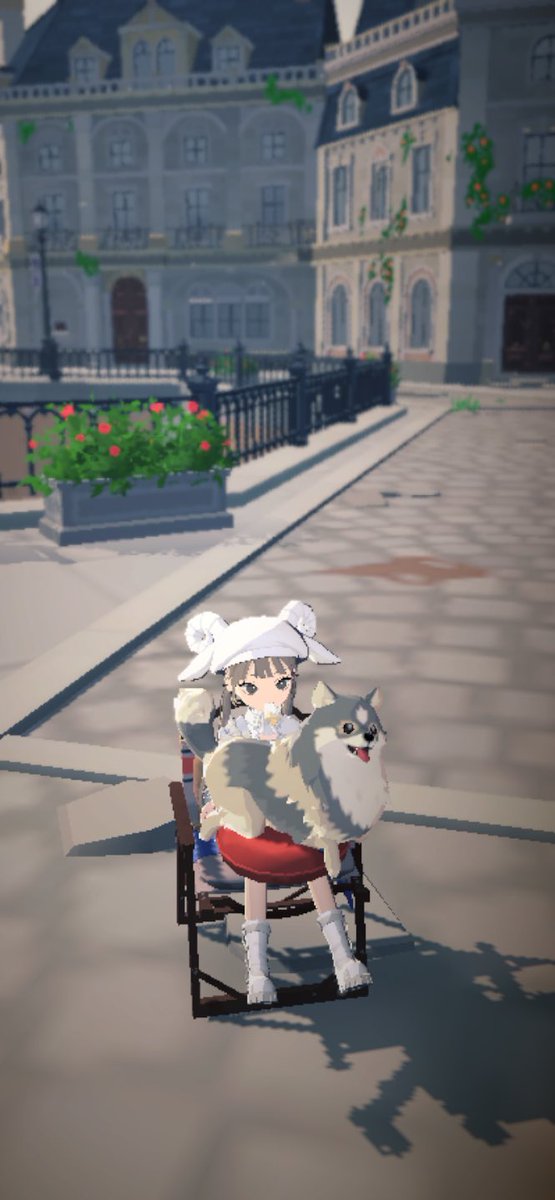 nyanya1118369's tweet photo. 生活力のハンディクラフトレベルを上げると、こんなに可愛く動くワンちゃんや猫ちゃんの椅子まで作れちゃうんです！#マビノギモバイル https://t.co/TQ3vCfIq8b