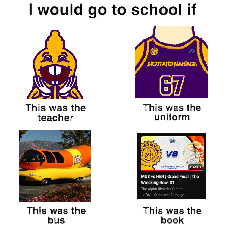 mustardmaniacs's tweet photo. If we win Season 2 our prize money will go to a custom Wienermobile. https://t.co/CzjvMajZSe