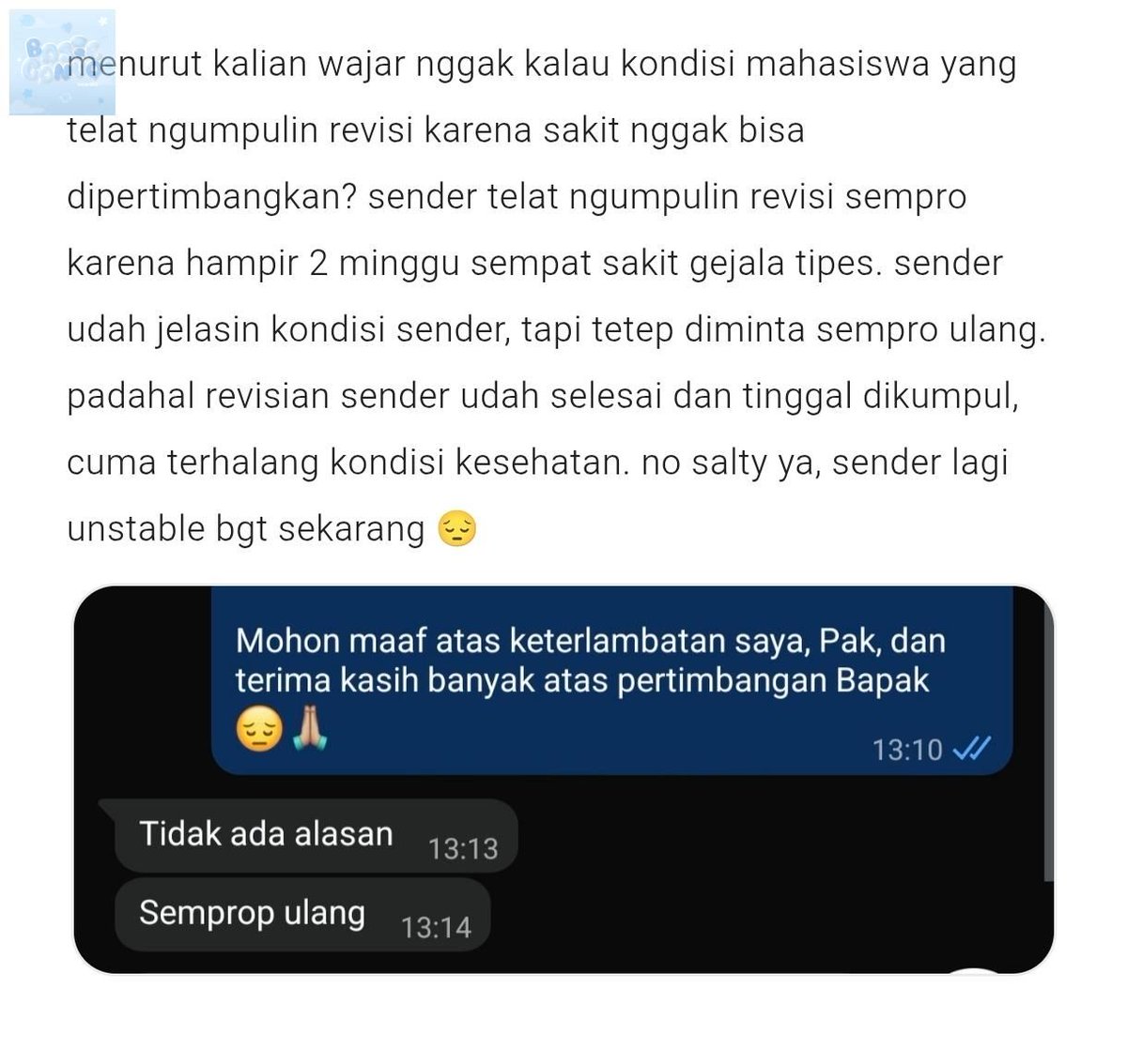 baseconvo's tweet photo. 💭 numpang curhat yah 😔 https://t.co/DHtSF2ndNx