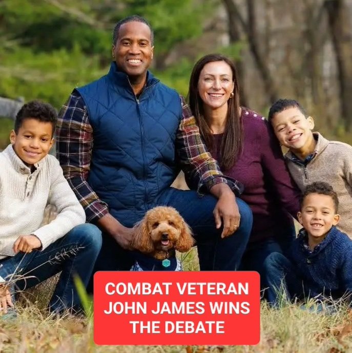 MIGOP's tweet photo. 🚨 BREAKING NEWS: JOHN JAMES WINS THE DEBATE

Combat veteran and job creator @JohnJamesMI just won the Michigan Gubernatorial Debate over career politician and scandal-ridden Jocelyn Benson.

Benson REFUSED to come clean about her husbands questionable dealings with BIG DATA CENTERS and she failed to be forthright about her knowledge and exposure to the now infamous MULTI-MILLION DOLLAR FRAUD SCANDAL involving the Southern Poverty Law Center while she was on the Board.

John James delivered a clear, common-sense message that will deliver results for hardworking Michiganders and their families.

JOIN OUR FIGHT: https://t.co/VwLWc4uXkR