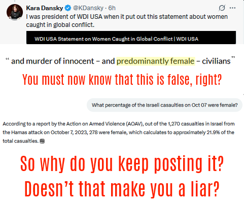 RobAllDVampires's tweet photo. @WomensLibFront Kara Dansky spreads false information re: Oct 07. This has been pointed out to her numerous. https://t.co/iOsr6FHcSY