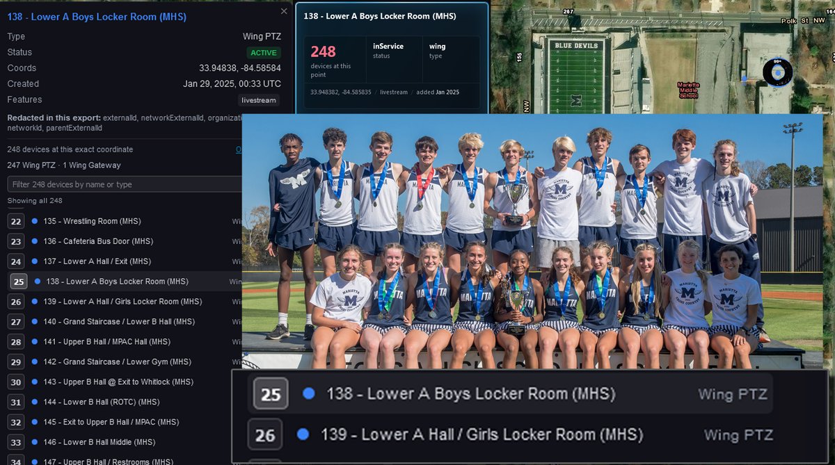 d2k's tweet photo. Is anyone concerned that @flocksafety appears to have more than 200 cameras at Marietta High School in Georgia including in the boys and girls locker rooms? Is that OK with anyone with that? https://t.co/cUQhwronZN
@ajc @ATLNewsFirst @BrendanKeefe @InvestigateTV @MSNOWNews @whoisjmichael