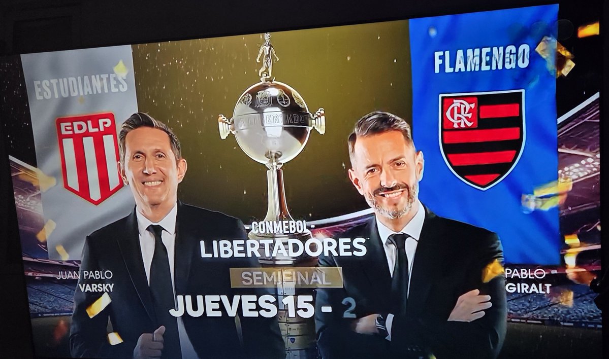 JorgeRo7401989's tweet photo. Acabo de ver que el partido de la semifinal entre estudiantes y flamengo lo pasa telefe. 
KIRICOCHO PUGLIESE y todos los venemeritos rituales anti mufa. #EDLP https://t.co/mrCCxqUMta