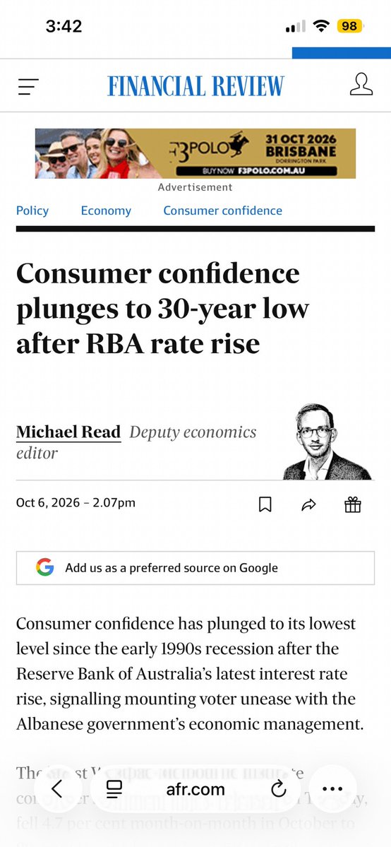 MainStreetAU's tweet photo. @JEChalmers You've got to go.
It doesn't matter what you do or say at this point, you are a monumental failure as far as your performance goes https://t.co/z1EkHGaiFi