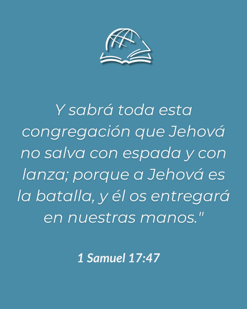 atravesdlbiblia's tweet photo. La victoria sobre Goliat no solo derribó a un gigante; cambió por completo la perspectiva del rey Saúl sobre David. 👑⚔️

De verlo solo como el músico del palacio, pasó a reconocerlo como un verdadero hombre de guerra. Cuando Dios te respalda, Él mismo se encarga de abrir las puertas que otros te cerraron. "Porque a Jehová es la batalla" (1 Samuel 17:47). 🙌

📺 Mira el estudio completo en YouTube: https://t.co/mf9Xmwp5Sg #AtravesDeLaBiblia