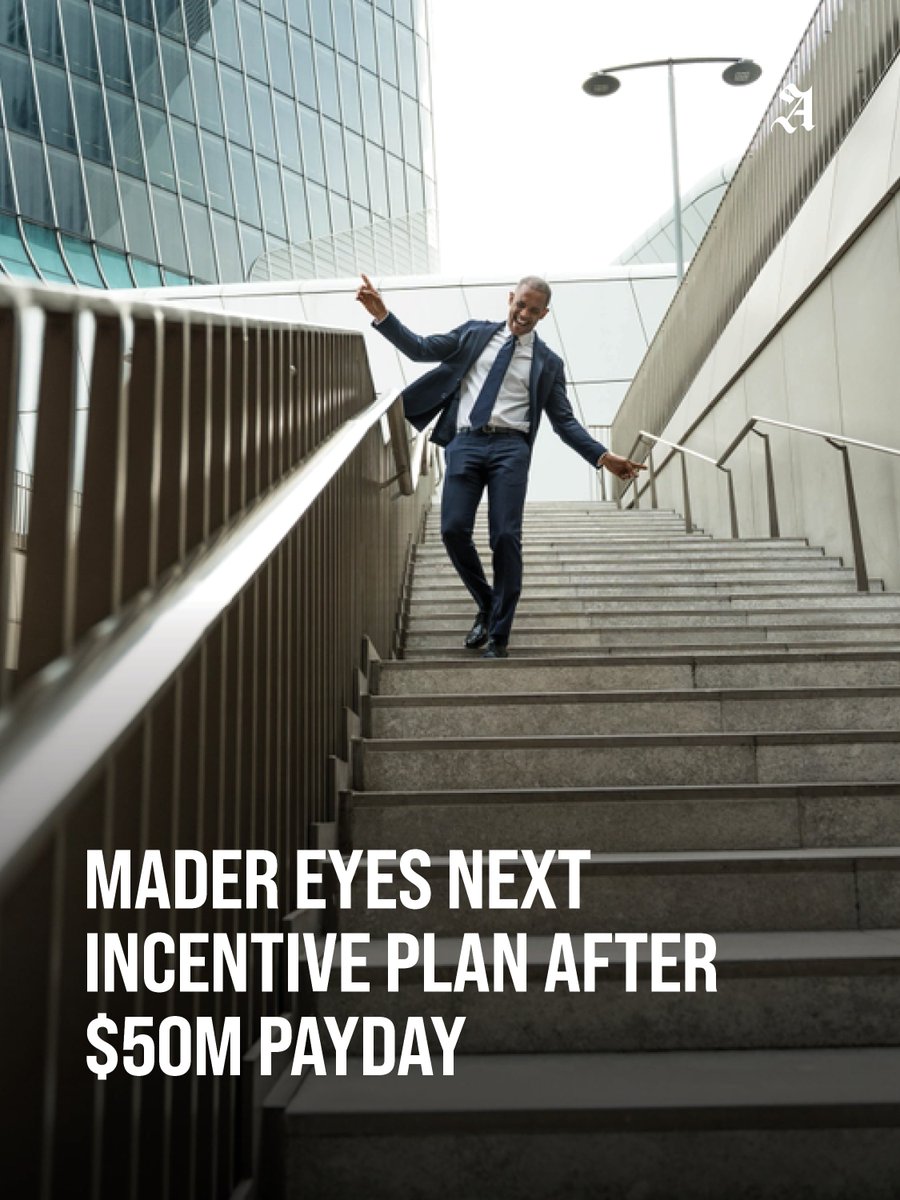 AuMiningReview's tweet photo. Mader Group (ASX: MAD) execs are sitting on a bumper share windfall worth more than $50m after the mining services group cleared the earnings hurdles attached to almost 8m performance rights issued under its five-year growth strategy.

Read more - https://t.co/QJUkFmn2I0 https://t.co/zY7NwhF6GU
