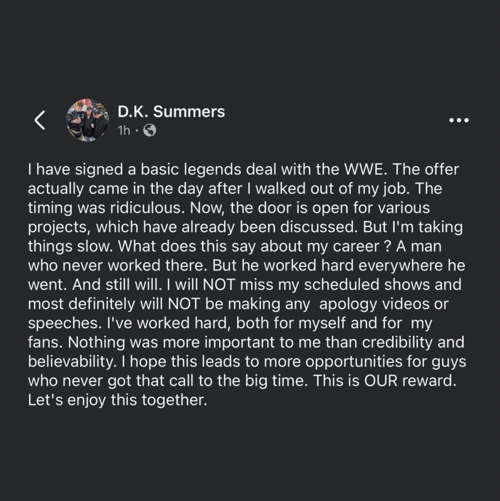 WrestlePurists's tweet photo. Necro Butcher stated on his Facebook page that he has signed a WWE legends deal https://t.co/HO1dCs80Lb