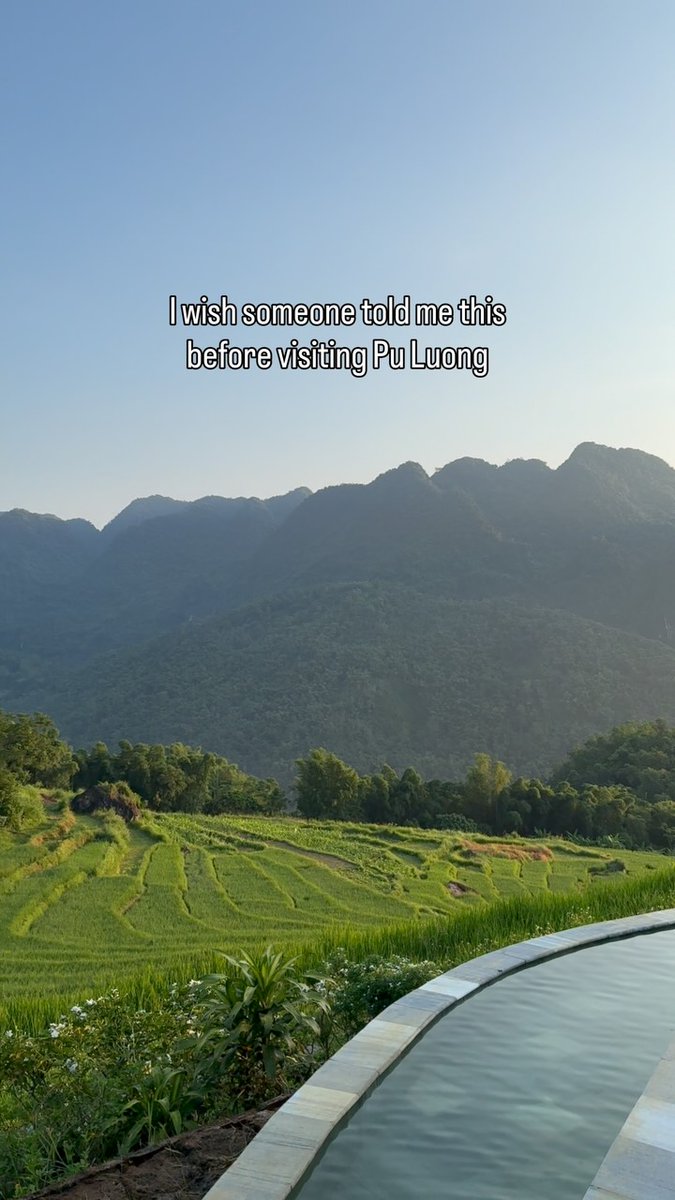 RbiSaad's tweet photo. Pu Luong is one of Vietnam’s most beautiful, untouched escapes. Come for raw nature, rustic charm, and authentic local culture, not polished luxury or endless international menus. Set your expectations right, and it’s unforgettable. https://t.co/FG6Ap2hHJK