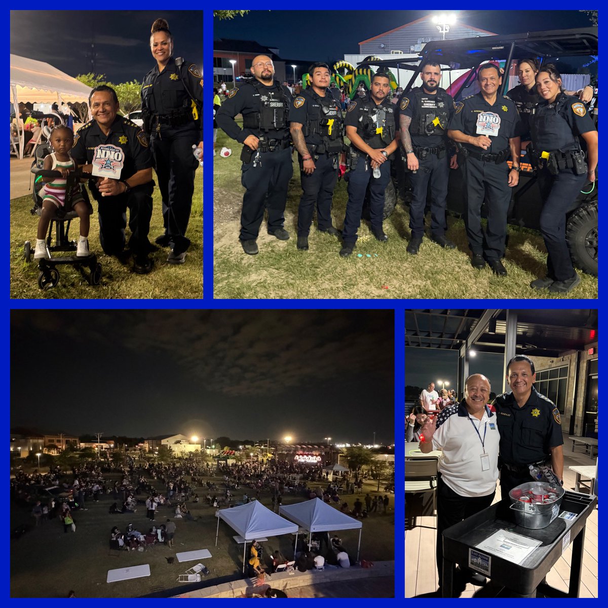 SheriffEd_HCSO's tweet photo. @AldineDistrict, you were EPIC! 🙌🏽💙

Drone show, live music, great food, and an incredible community turnout. What a night bringing neighbors and public safety together!

This is what #NationalNightOut is all about. 🤝🏽🚔

#HCSONNO2026 #NNO2026 #CommunityFirst https://t.co/ud9KxIpUQT