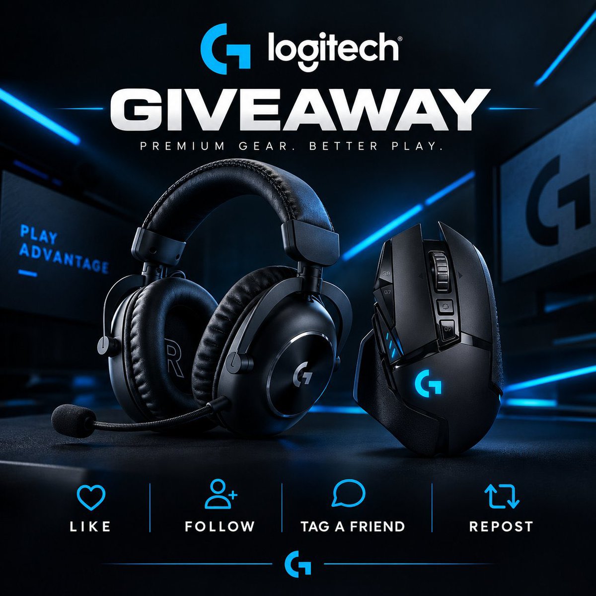 EGY_Tozy's tweet photo. Don’t forget we are doing A LOGITECH GIVEAWAY 

We’re giving one lucky winner the chance to win Logitech

How to enter:
❤️ Like this post
➕ Follow @EGY_Tozy 
👥 Tag a friend
Repost this post
Winner selected October 12th!
Good luck everyone! 
#Logitech #LogitechG #Giveaway #EGY https://t.co/g5JM4HlMrd