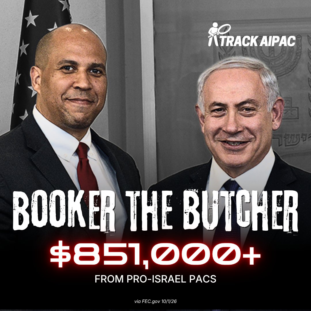 TrackAIPAC's tweet photo. @CoryBooker @brett_mcgurk Shameful! #DropTheGenocide20 https://t.co/0T2hwbCses
