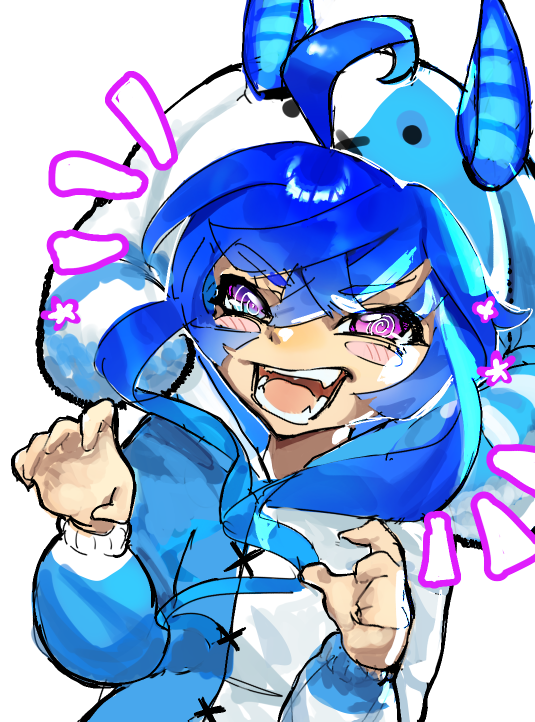 Zravike's tweet photo. Drew Twin Turbo wearing a Triple Turbo onsie for inktober(Her rabbit plushie for the ones who dont know)
Day 2: Rabbit
#umamusumeㅤ https://t.co/SCPGkgwnMk