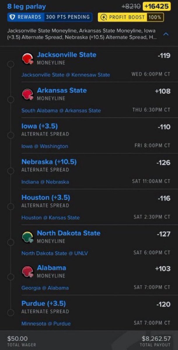 TianaLocks's tweet photo. 🏈 CFB HOLY GRAIL — WEEK 6 🏆🔥

The Week 6 card is LOCKED IN. 🔒
Let’s hunt for a big one. 💰👀 https://t.co/a9K8Q5ZMvi