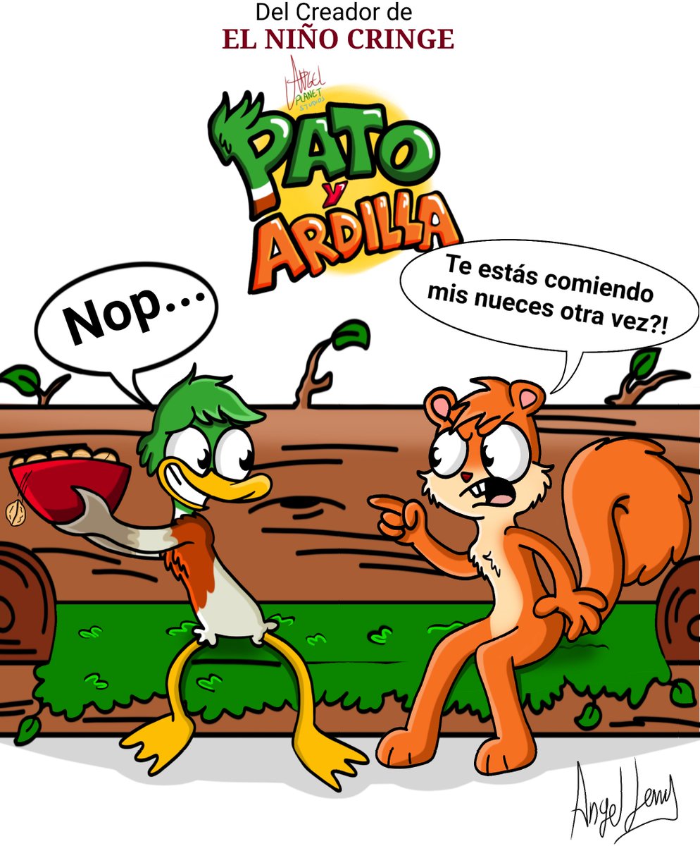 Ang3l_Studi0s's tweet photo. Nuevo póster de 🦆Pato y Ardilla🐿️
MUY PRONTO!👀💖

#digitalart #historieta #artedigital #angelplanetstudios https://t.co/5pO7rqrn8a