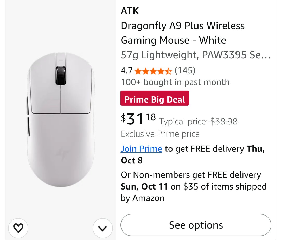 SPECDeals's tweet photo. ATK Dragon Fly A9 Plus 3395 Variant is on sale for $31.18

https://t.co/rmxs5YSF0H https://t.co/hw6MFx2LXF