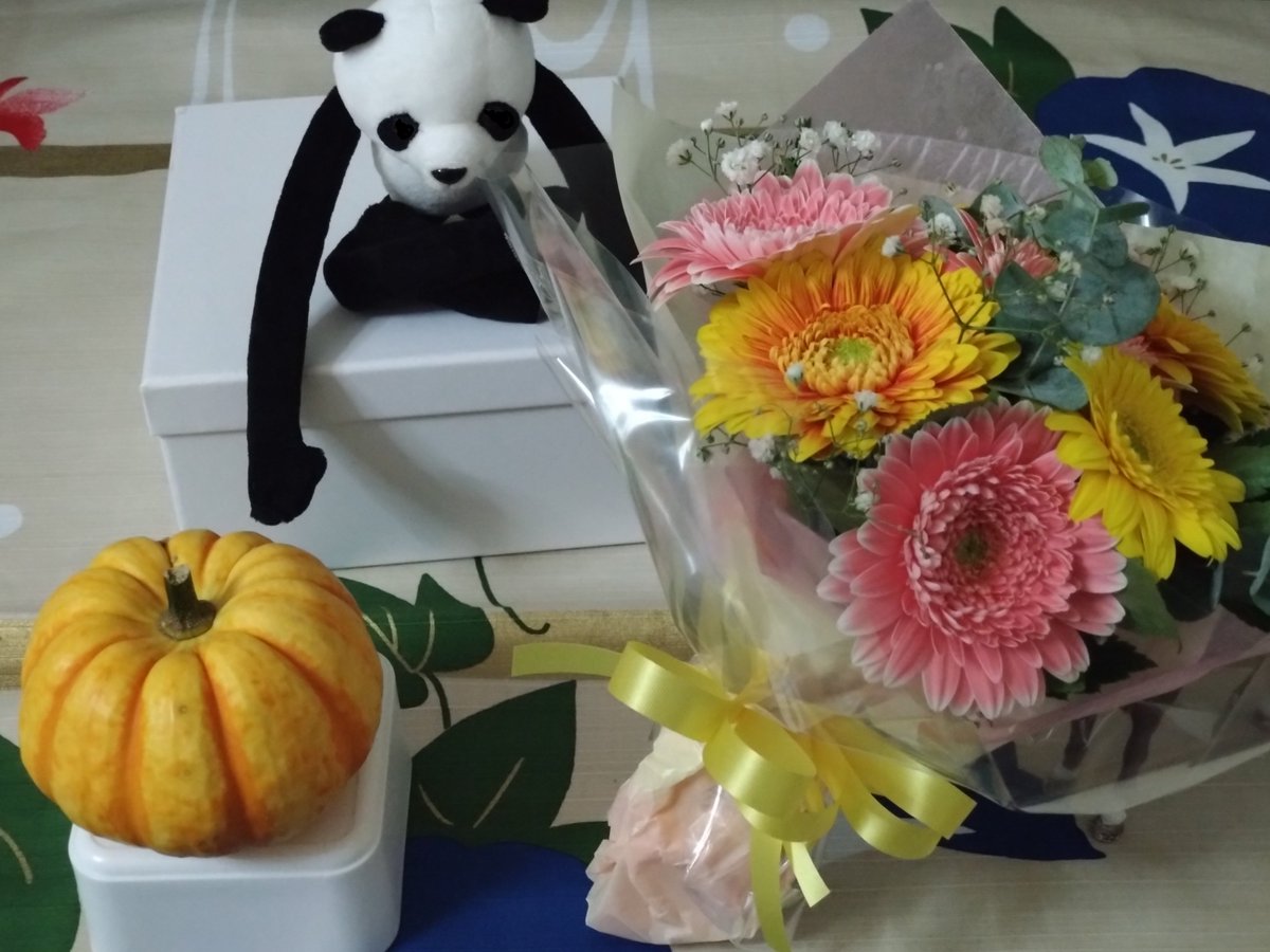 mahasumisei's tweet photo. ＼　 射覆 　／
　
射覆(せきふ)とは、布や箱などで隠した中身を占って当てるというものです
占いの訓練などにどうぞ

当てる方法はなんでも構いません
楽しんでもらえたら幸いです

👼＜今回も2択でございます
①ミニかぼちゃ🎃
②花束💐

正解発表は10/9(金)21:30(予約投稿済)
どなたでもお気軽にご参加くださいませ〜⭕️🐴

※今回は片方が明らかに箱に入らないので中にしまった箱画像はありませんごめんなさい🙇