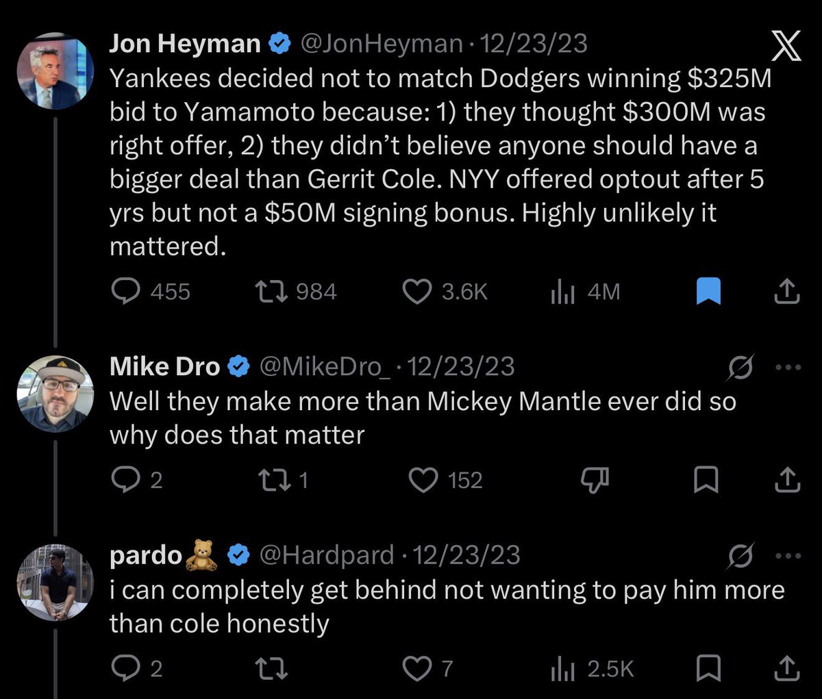Hardpard's tweet photo. yankee fans are so dumb 😭😭😭 https://t.co/Y42H1TpN6q