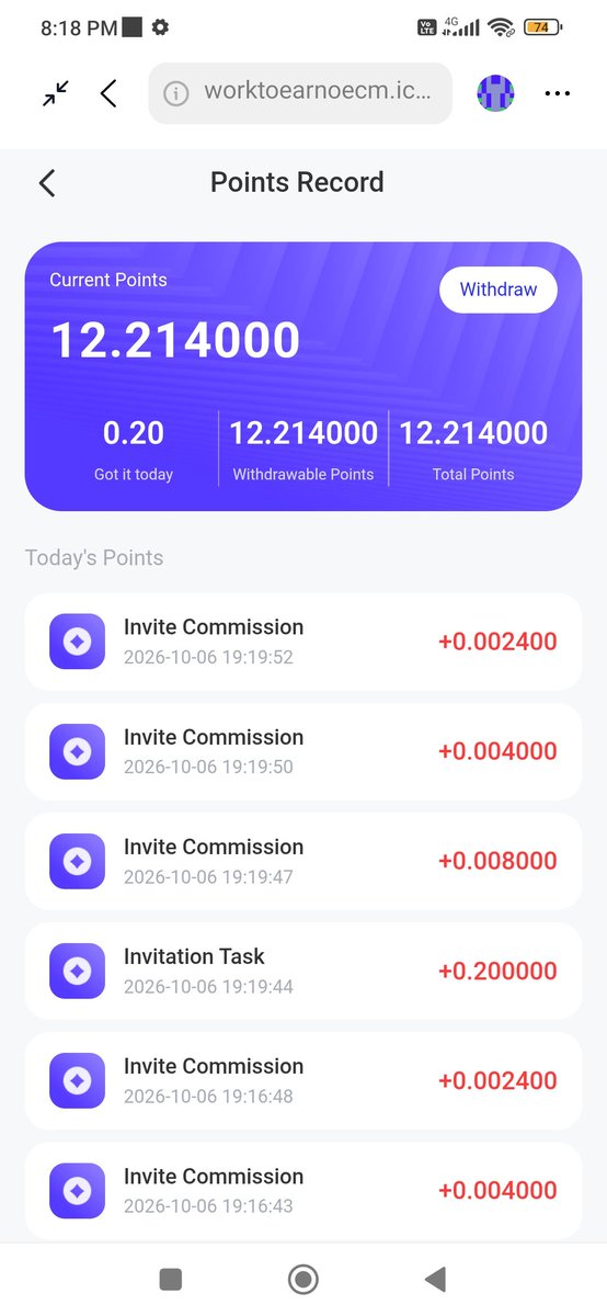 PrimordialPdn's tweet photo. 🔥 The Work To Earn Referral System is LIVE!

💰 1 Point = 1 TRX

🚀 Withdraw with just 2 Points!

👥 Invite + Check In + Complete Tasks

Earn Points every day and keep accumulating TRX!

👇Join Work To Earn Now https://t.co/S4XwWrdH0k

#WorkToEarn #TRX #Web3 #Airdrop #Crypto https://t.co/tR4lEg9xhY