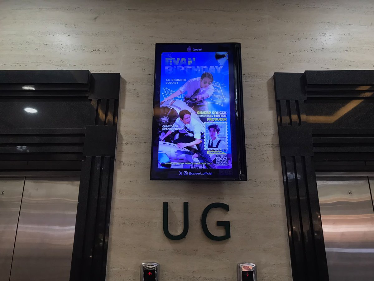 queeri_official's tweet photo. #EVAN
EVAN BIRTHDAY PROJECT

Ad Location: TV Lift Jogja City Mall, Yogyakarta 
Ad Period: Oct 7 - 13, 2026

#Queeri #Queeri_Proof https://t.co/xnijoDUYVl