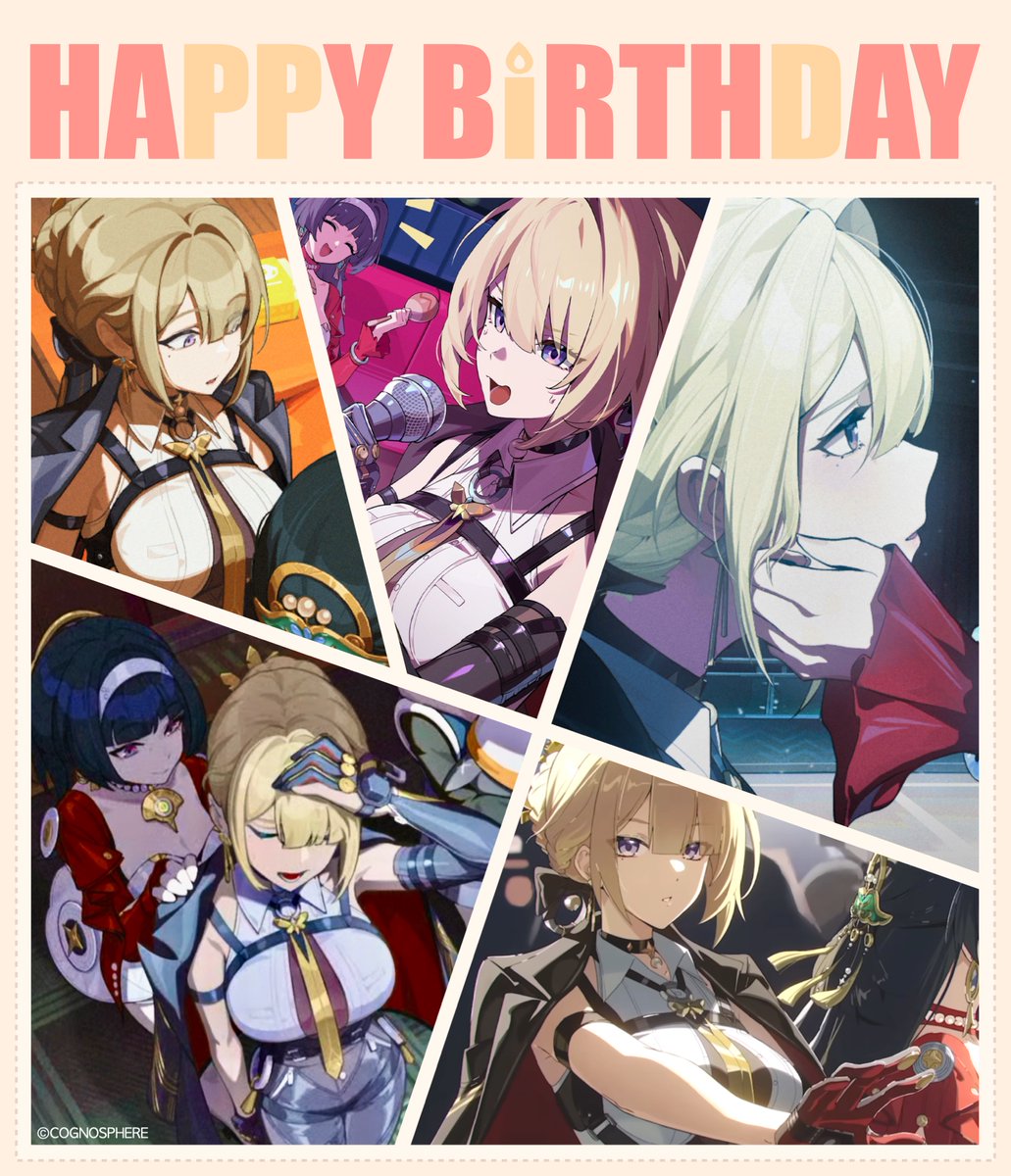 ZZZ_Nazu7's tweet photo. ✨🎂𝐇𝐀𝐏𝐏𝐘 𝐁𝐈𝐑𝐓𝐇𝐃𝐀𝐘🎂✨

本日10月7日は...
イヴリンさんのお誕生日です！🥳🎊

おめでとうございます！！🥂🎉

#ゼンゼロ #zzzero https://t.co/HydcVMigrQ