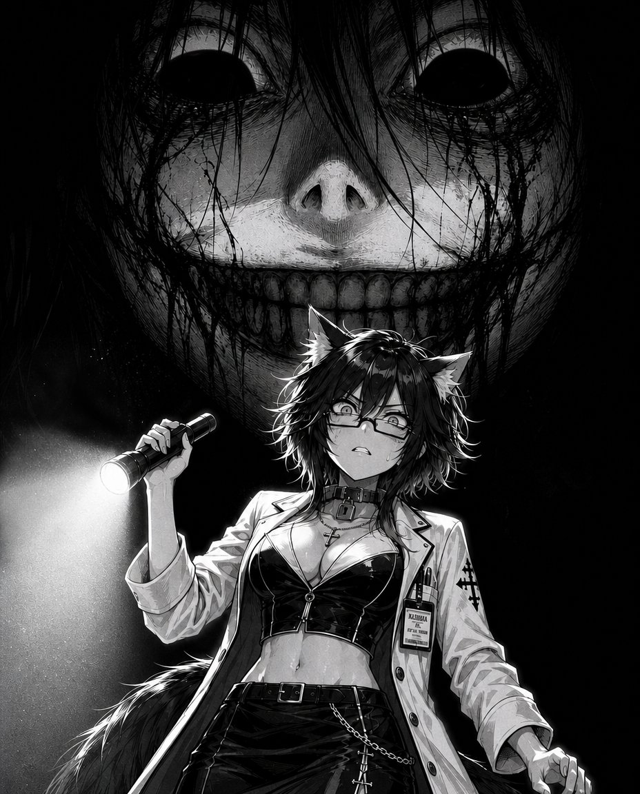 DeerEdisonVT's tweet photo. "What Follows In the Dark"

More of my spooky prompt for Halloween! Need more creepy gens for Oct. Would love to see how yours turn out with my prompt, link below:

https://t.co/pra2MWcPY9

Feat.
@yukiwaru_ 
@RaynTarant 
@NovaNekura 

#AIart #AIイラスト #horror #halloween https://t.co/m4JlWfOHCh