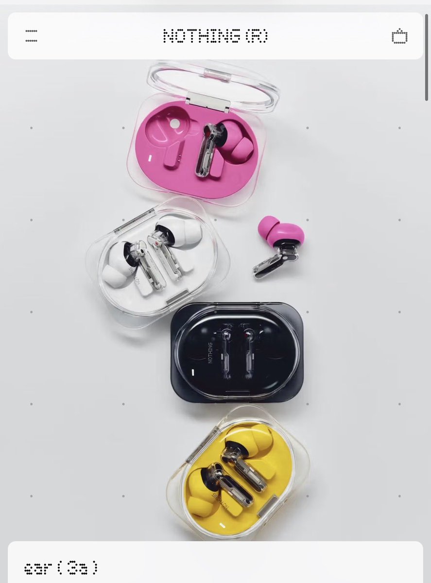 mainlytaehyungg's tweet photo. ARIRANG FOR NOTHING 🎧 
                        1 winner

*random or winner's choice of nothing ear(3a) earphones* (color)

rules and details below 👇

Wanna feel what it’s like to step into the crowd wearing Nothing, just like Tae? 

ends Oct 22th https://t.co/st0OgIxve7