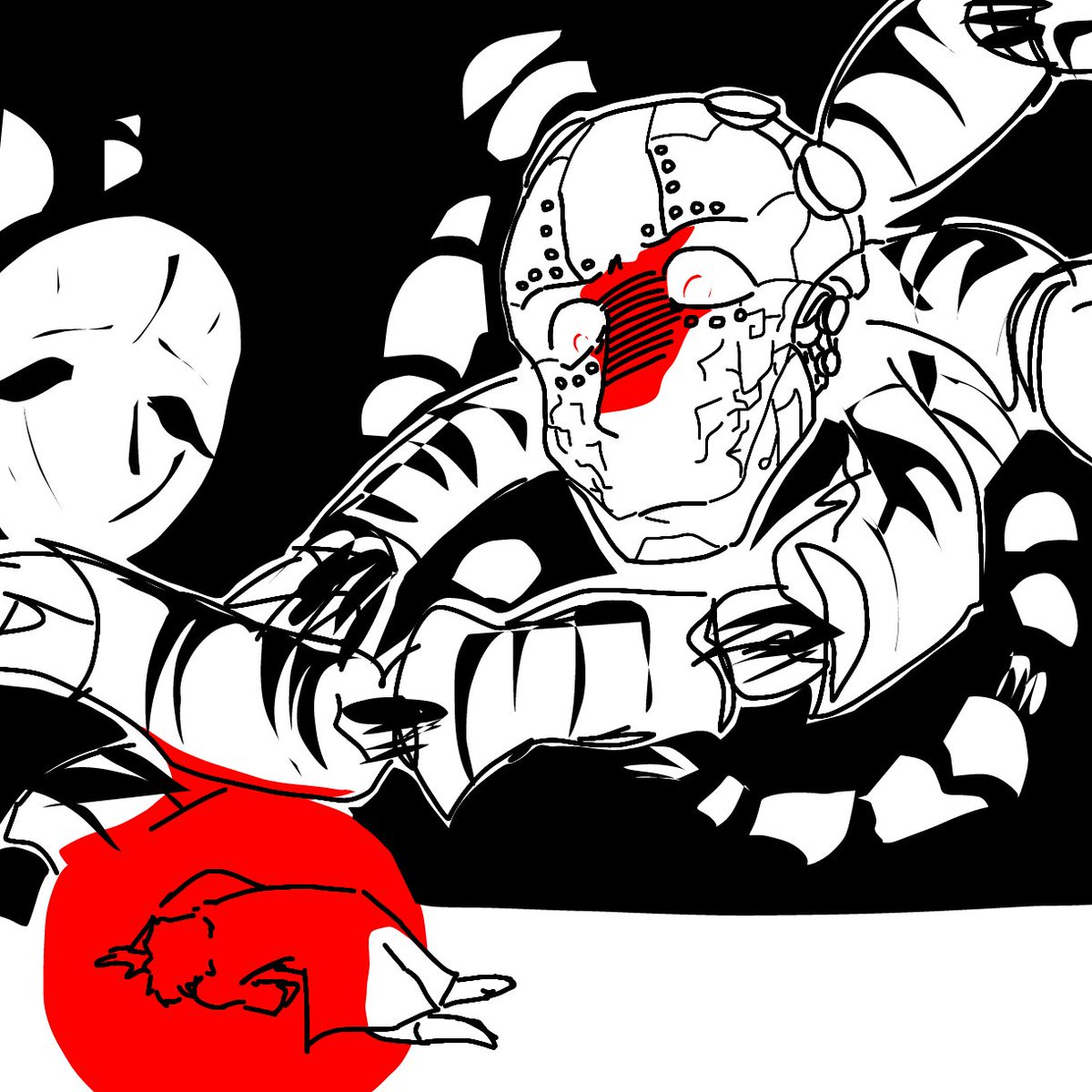 levzEe1397's tweet photo. #inktober day 7
panic

#axiom_verge https://t.co/XV3nyTEvzz