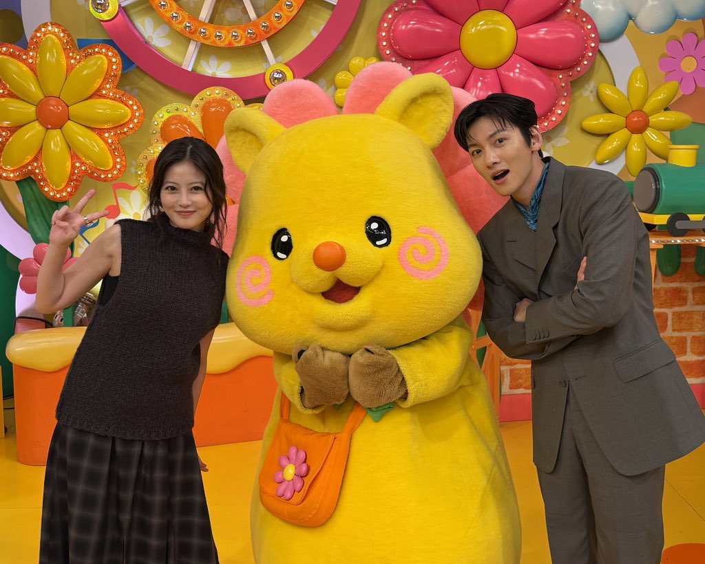 mbl_ntv's tweet photo. ／.*
今夜𝟏𝟎時初回放送
#メリーベリーラブ 🍓
電波ジャック中📡
＼*.

ただいま
チ・チャンウクさんと今田美桜さんが
日テレを電波ジャック中⚡️

続いて #ヒルナンデス！ に出演します✨
ぜひご覧ください🌟

#チチャンウク #今田美桜 https://t.co/mNRI7Mv6xc