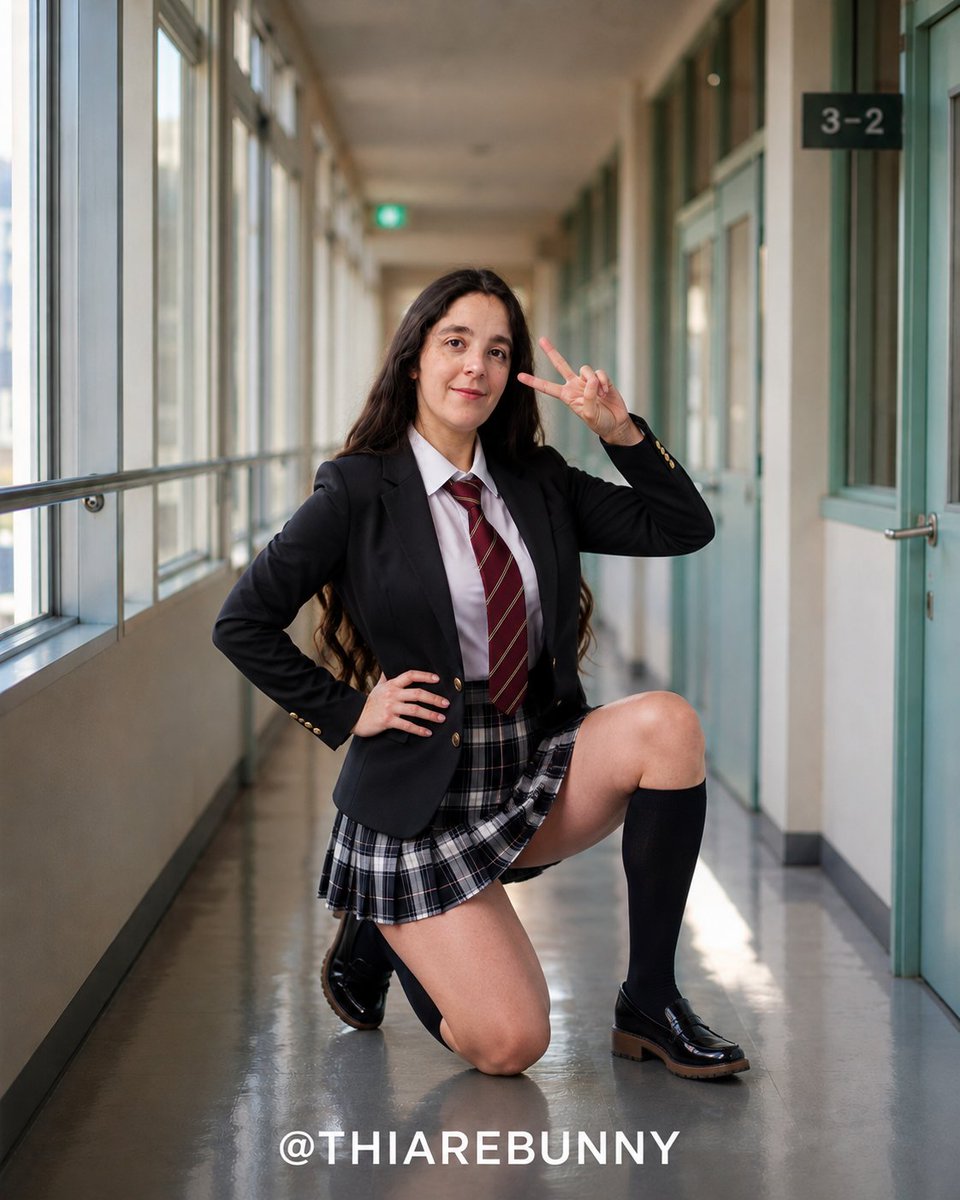 thiarebunny's tweet photo. 📚🖤 Uniforme, corbata y falda escocesa… ¡lista para una nueva aventura de cosplay! ❤️✨ Me encanta cómo quedó este look inspirado en el estilo escolar japonés. ¿Cuál pose elegirías? 😏 Sígueme en @thiarebunny para más 💕 #Cosplay #MarinKitagawa #AnimeCosplay https://t.co/BZqas9uINO