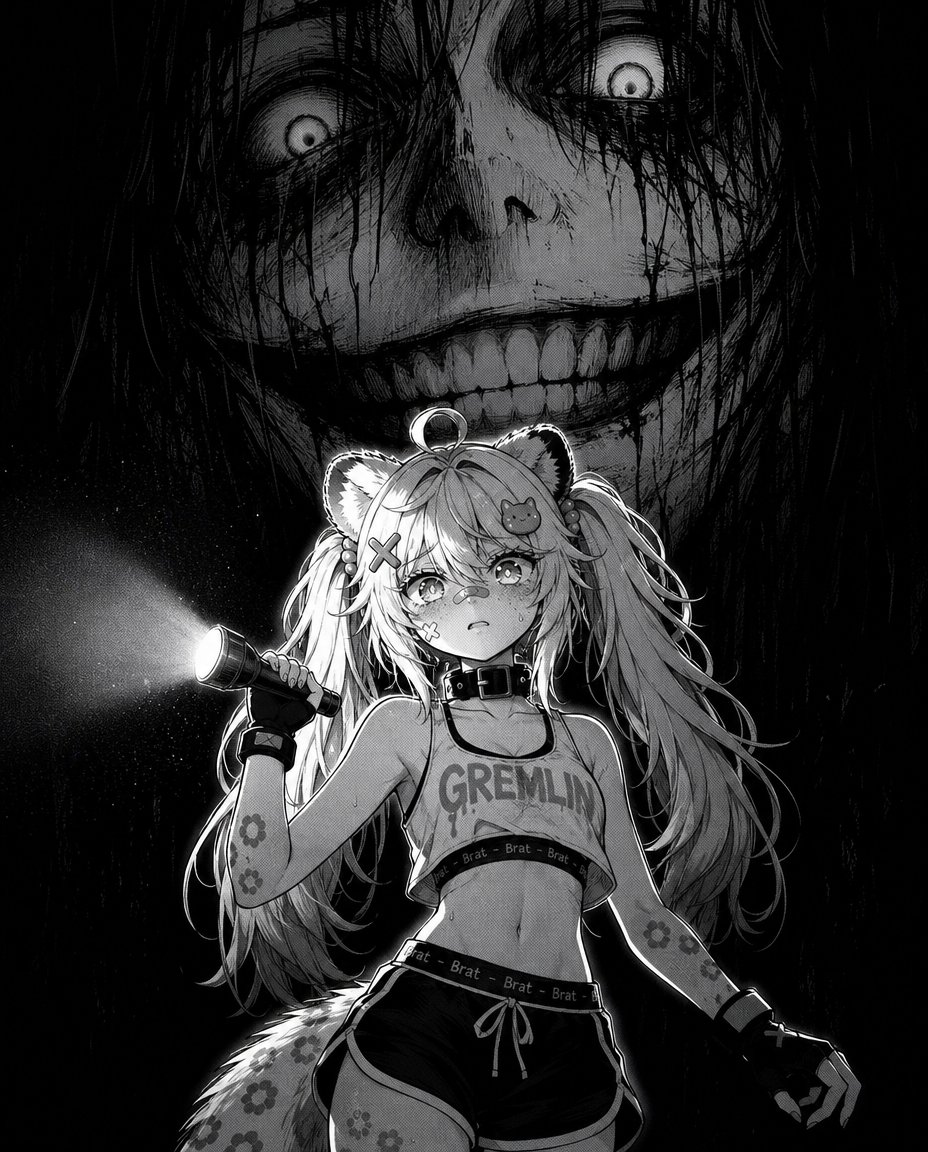 DeerEdisonVT's tweet photo. "What Follows In the Dark"

More of my spooky prompt for Halloween! Need more creepy gens for Oct. Would love to see how yours turn out with my prompt, link below:

https://t.co/pra2MWcPY9

Feat.
@yukiwaru_ 
@RaynTarant 
@NovaNekura 

#AIart #AIイラスト #horror #halloween https://t.co/m4JlWfOHCh