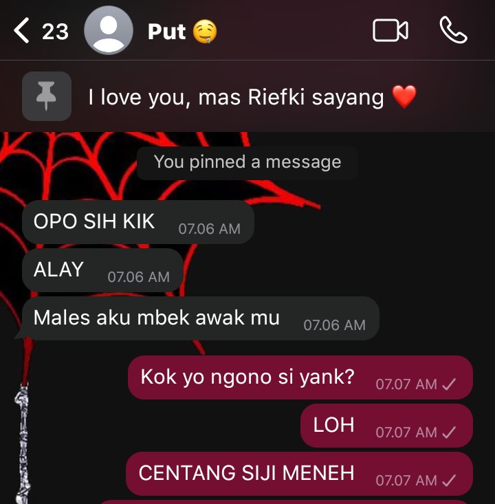 gimanasayank's tweet photo. #imutz

Mangkanya Yahkik, jangan usil... Diblokir lagi, kan??? https://t.co/8fKsVpHapq
