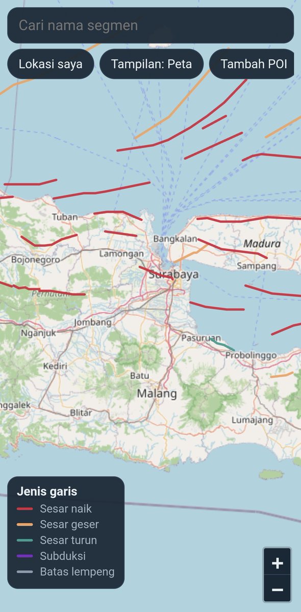 infomitigasi's tweet photo. Baru yang teridentifikasi saja sudah sebanyak ini,
#sesar #patahan #gempa https://t.co/K2gJIEbt0c